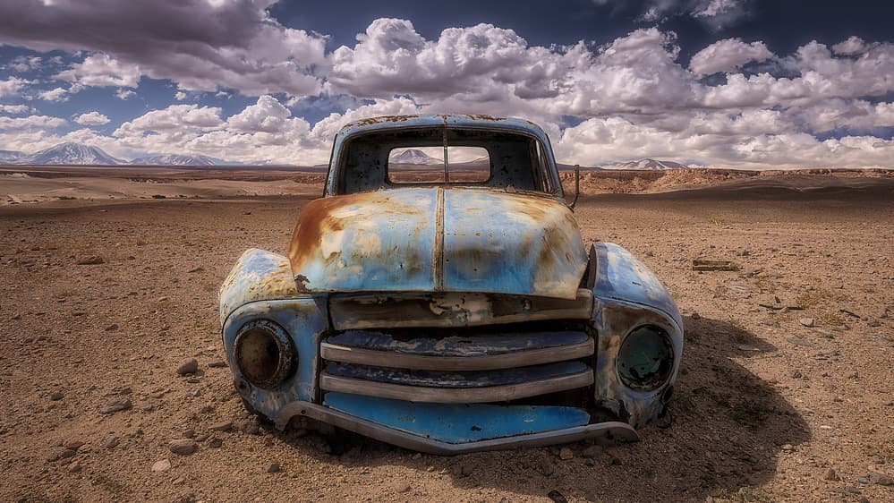 Rusty Desert Truck by Adhemar Duro — canvas wall art
