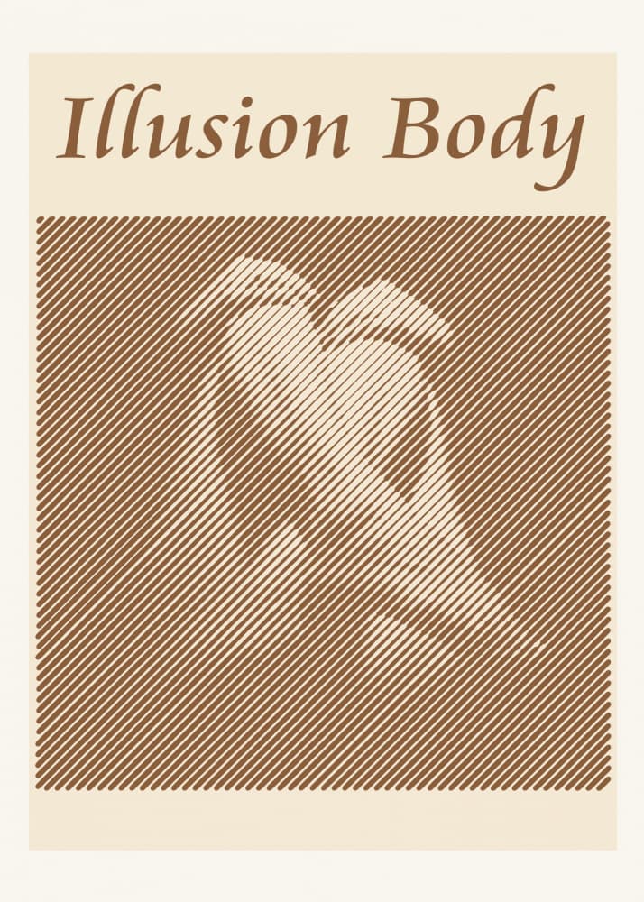 Abstract Body Illusion by Doa Project — canvas wall art
