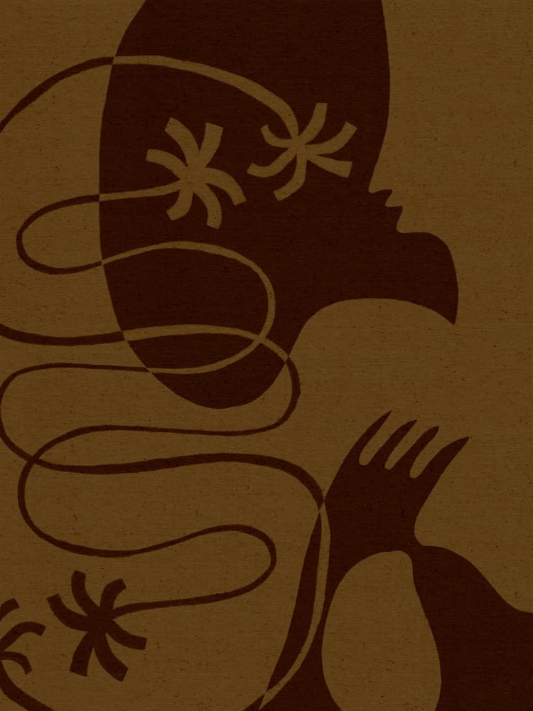 The Land Story 4 by Shatha Al Dafai — canvas wall art