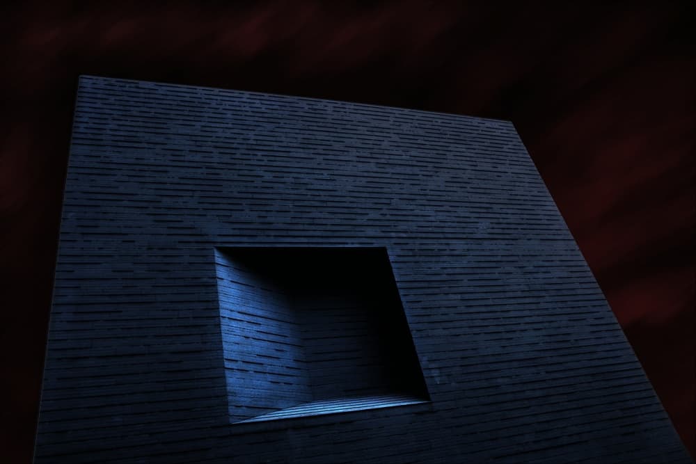 Ominous Sci-Fi Monolith by Gilbert Claes — canvas wall art