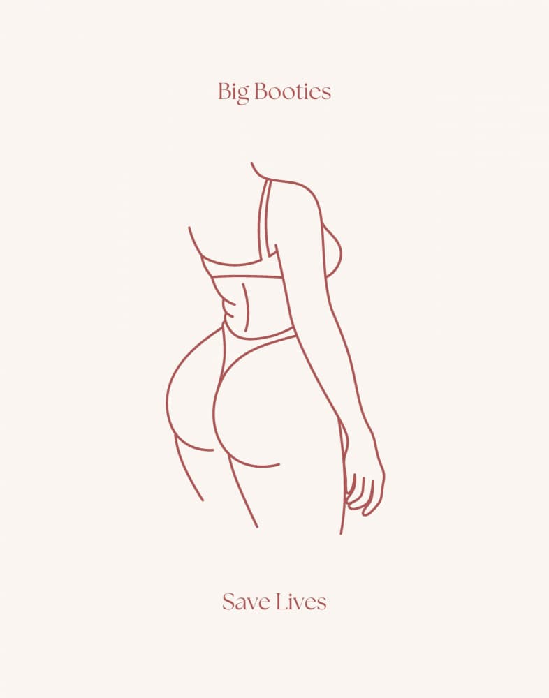Curvy Figure Outline by Nazma Khokhar — canvas wall art
