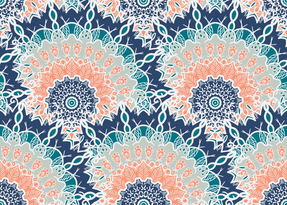 Colorful Ethnic Mandalas by Marika Barsrsind — canvas wall art