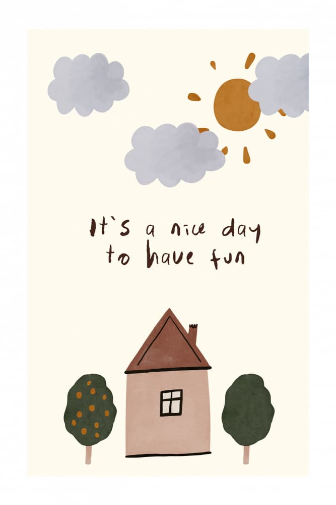 Itsaniceday by Treechild — canvas wall art