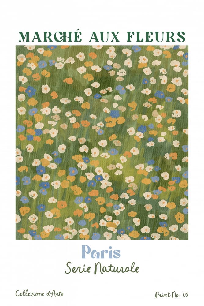 Colorful Flower Field by Treechild — canvas wall art