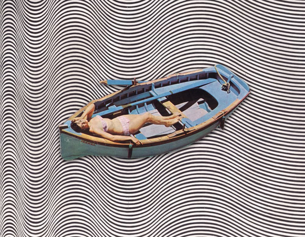 Summer Boat Daydream by Sammy Slabbinck — canvas wall art