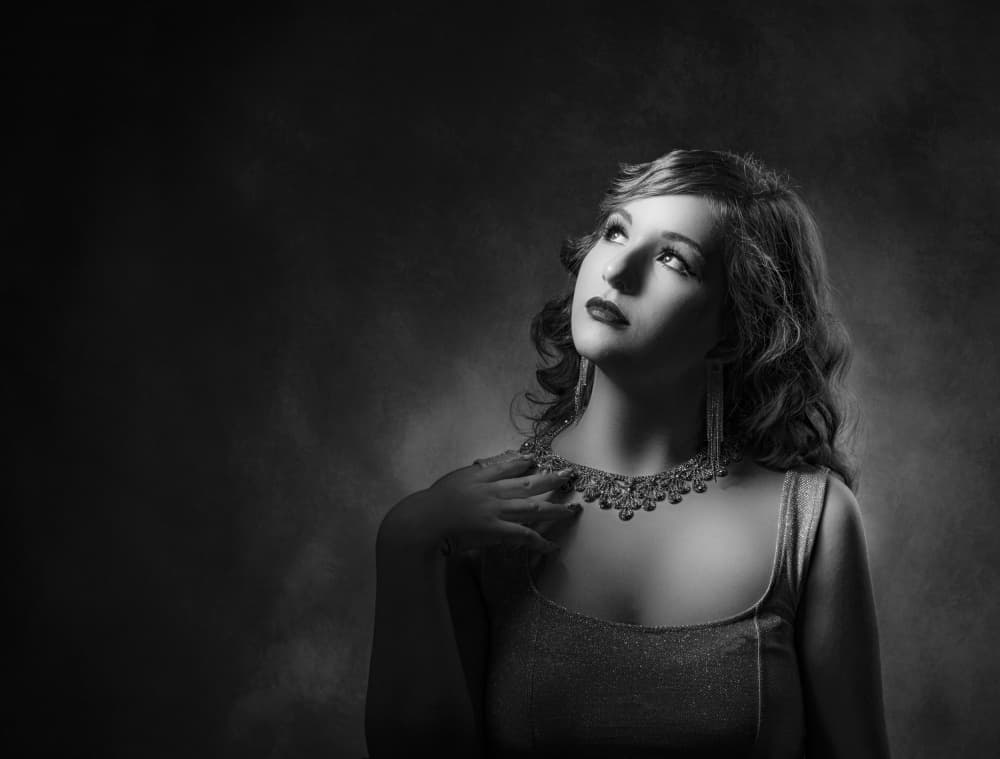 Old Hollywood Beauty by Raul Ghiman — canvas wall art
