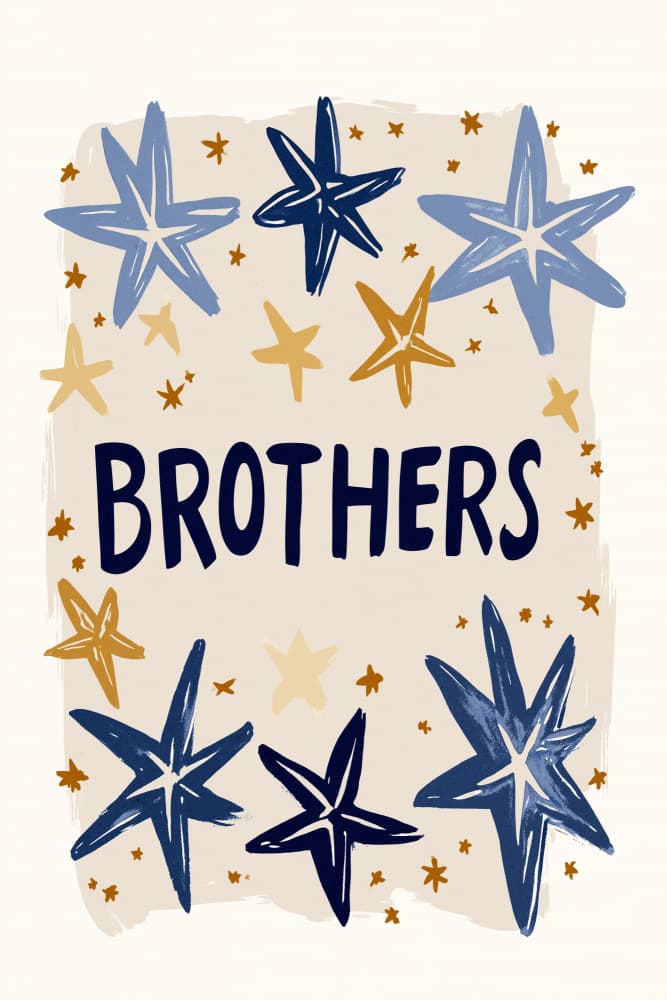Brothers by Treechild — canvas wall art