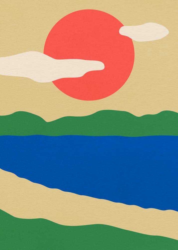 Thuringia Summer by Rosi Feist — canvas wall art
