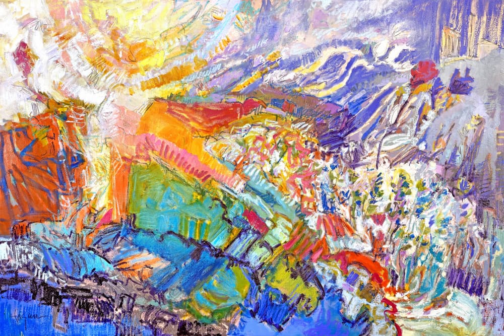 Vibrant Kaleidoscope by Dorothy Fagan — canvas wall art