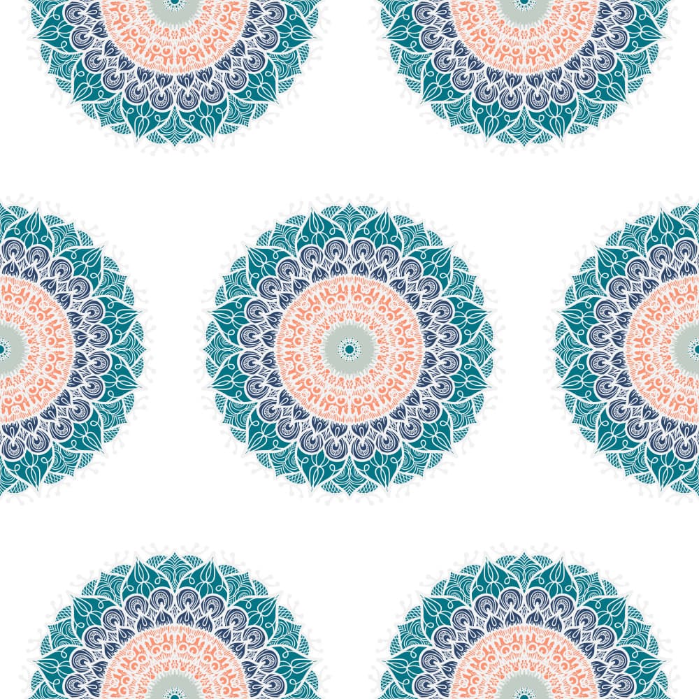 Bohemian Mandala Pattern by Marika Barsrsind — canvas wall art
