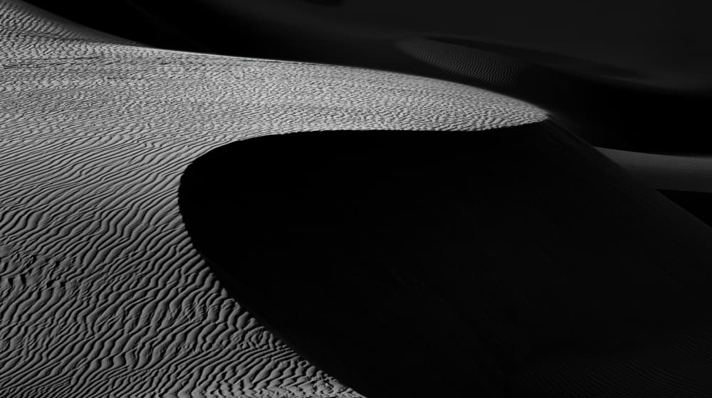 Desert Dune Shadows by NanZ — canvas wall art