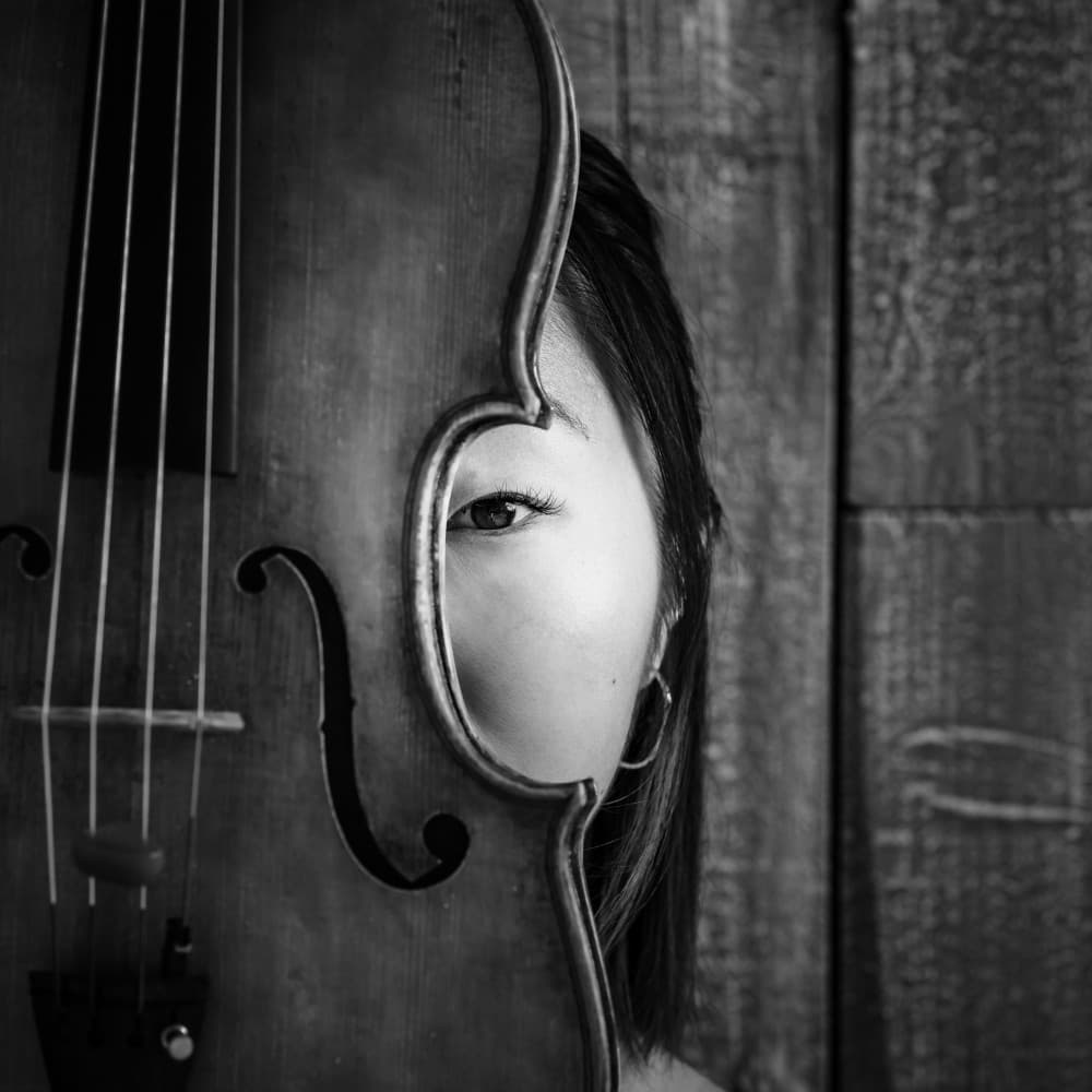Cello's Eye by Misaki Saito — canvas wall art