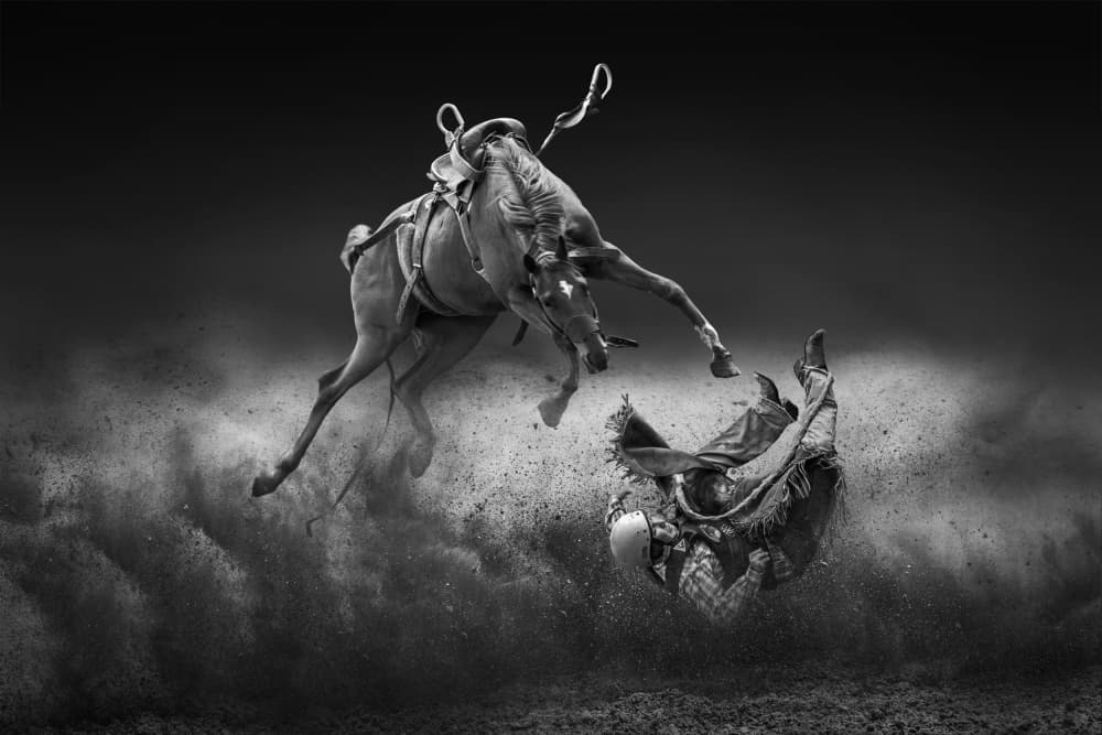 Dramatic Rodeo Fall by Yun Thwaits — canvas wall art
