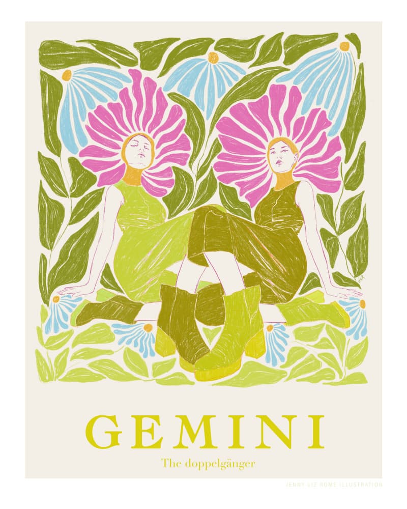 Jlr Gemini by Jenny Liz Rome — canvas wall art