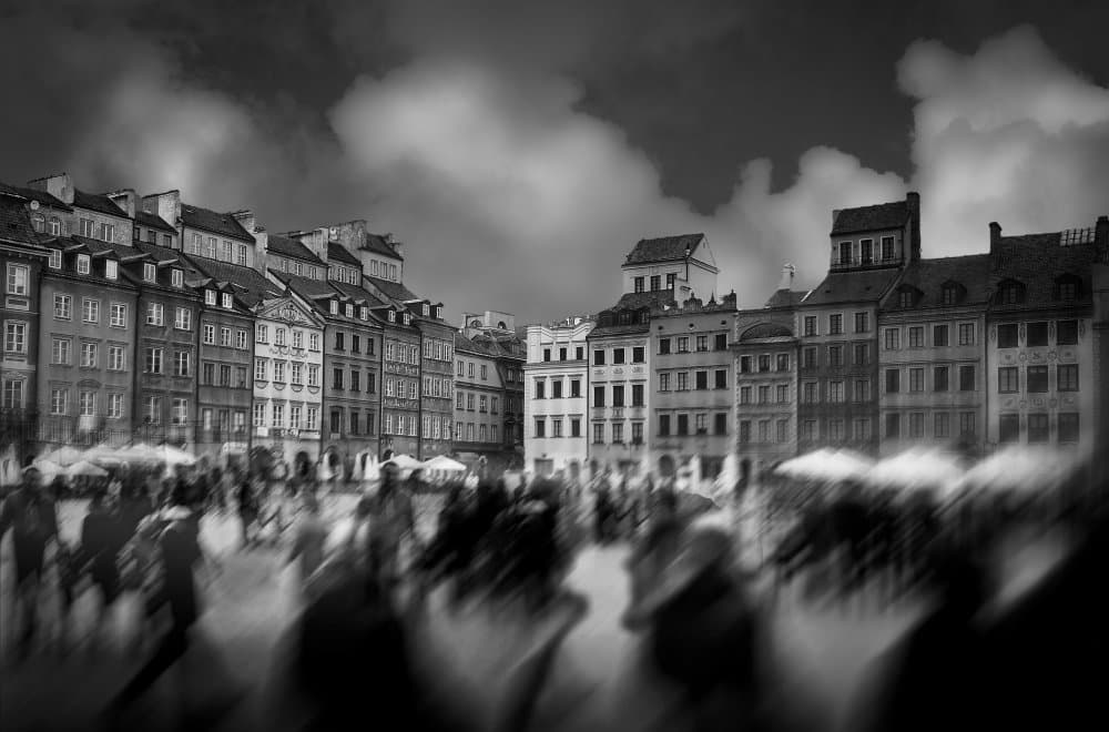 Historic City Motion by Raffaele Corte — canvas wall art