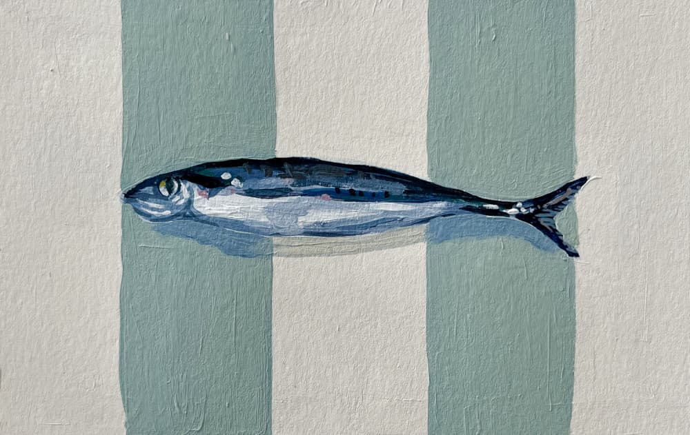 Blue Fish Stripes