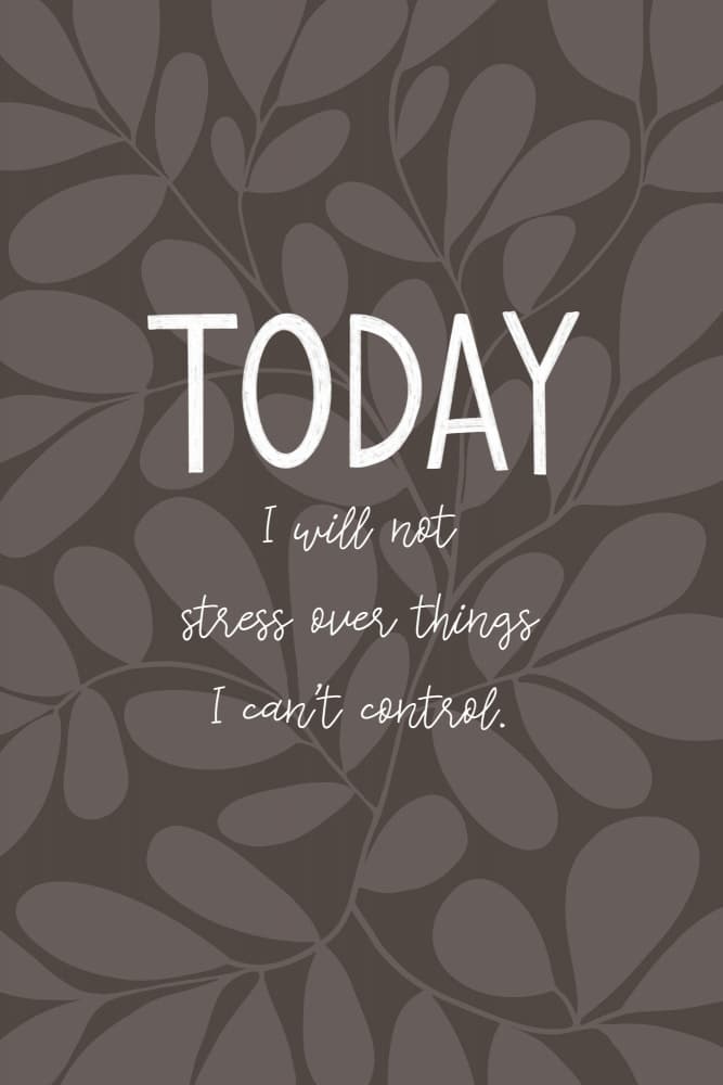 Today Mindful Quote by EMELIEmaria — canvas wall art