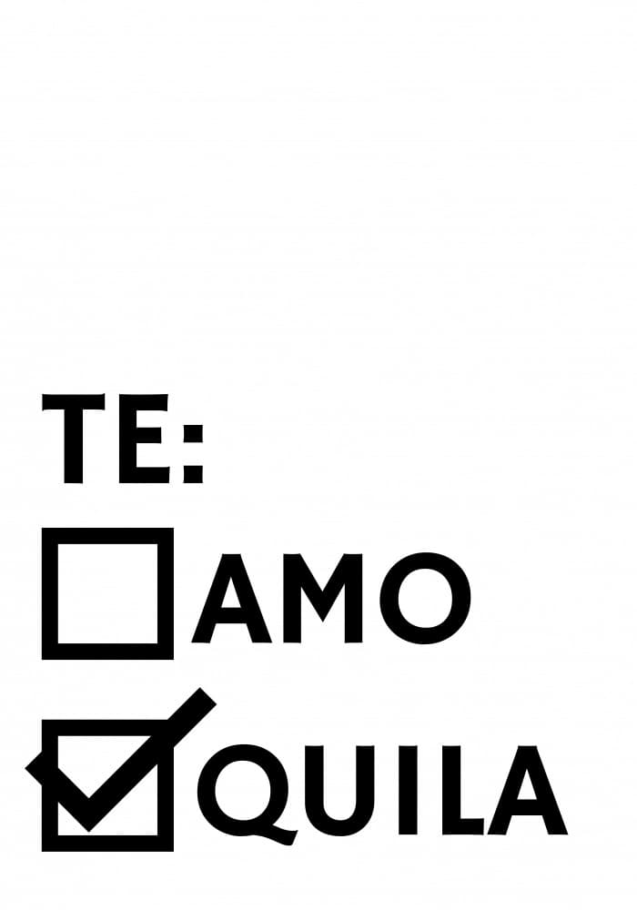 Tequila Love Choice by Athene Fritsch — canvas wall art