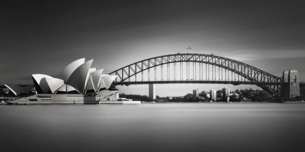 Iconic Sydney Harbor by Akira TAKAUE — canvas wall art