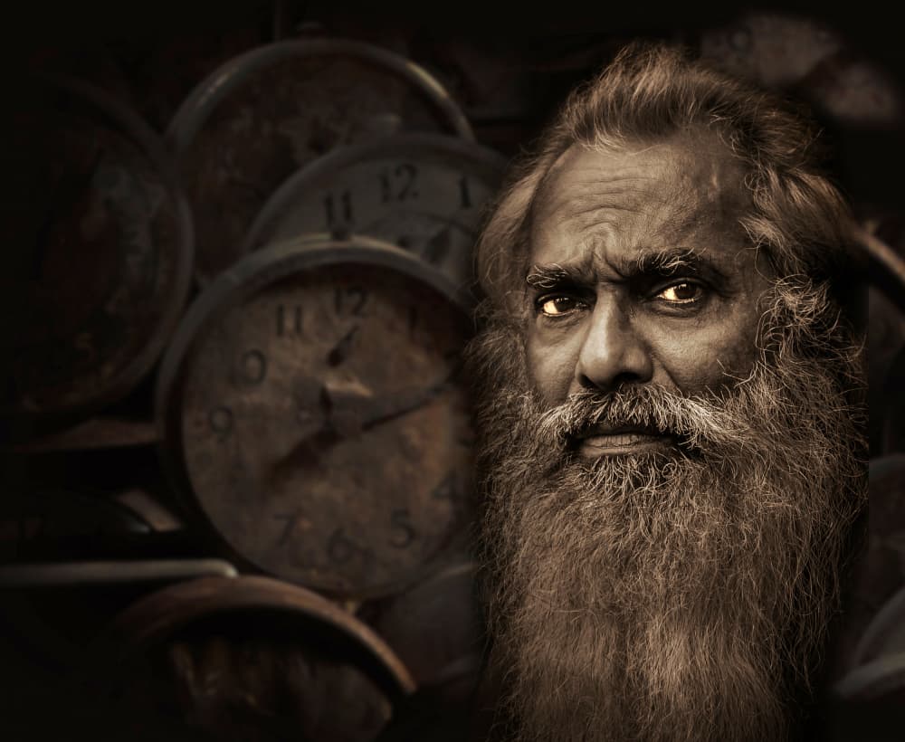 Eyes of Time by Samara Ratnayake — canvas wall art