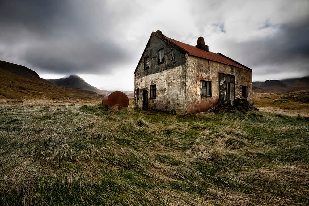 Moody Abandoned House by Þorsteinn H. Ingibergsson — canvas wall art