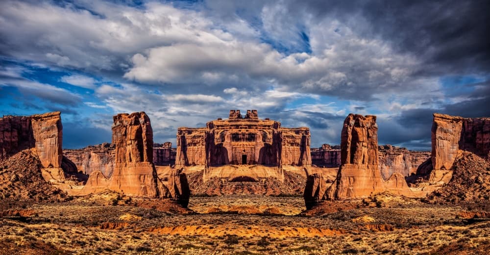 Grand Desert Landscape by Ron Jones — canvas wall art