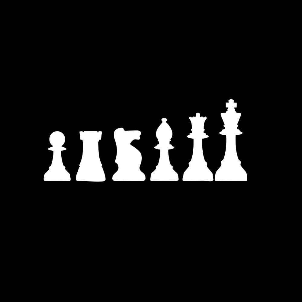 Elegant Chess Pieces by Baobab Print store — canvas wall art