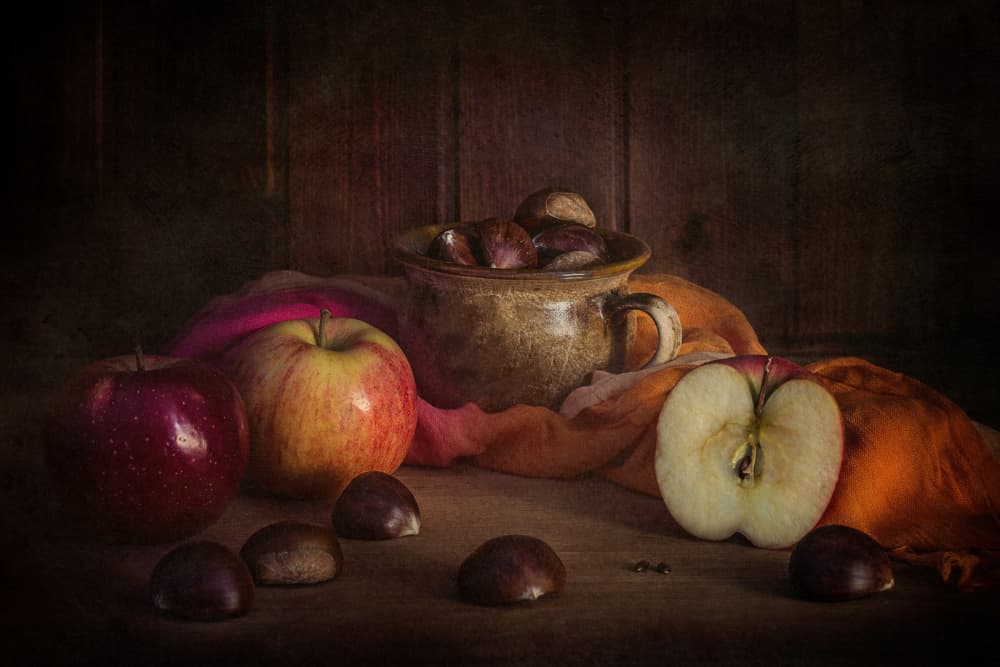 Moody Autumn Harvest by Lenka — canvas wall art