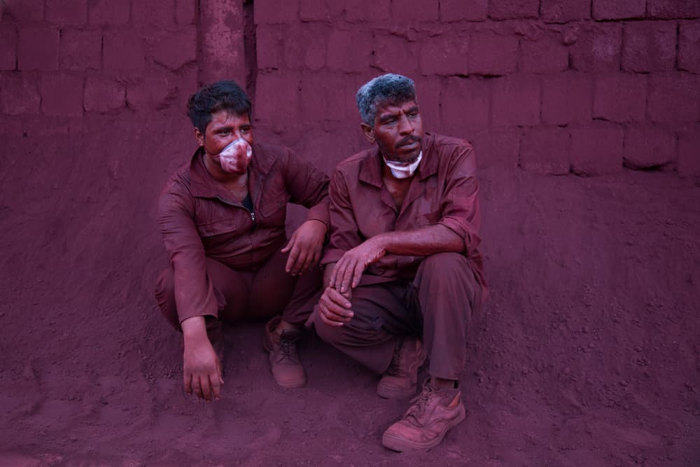 Men of Red Dust by Pantea Naghavi Anaraki — canvas wall art