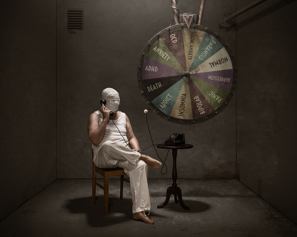 Psychological Roulette by Petri Damstén — canvas wall art