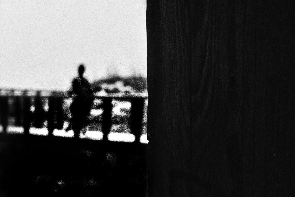 Mysterious Balcony Silhouette by Paulo Abrantes — canvas wall art