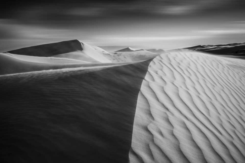 Serene Desert Dunes by Wu Zhao — canvas wall art