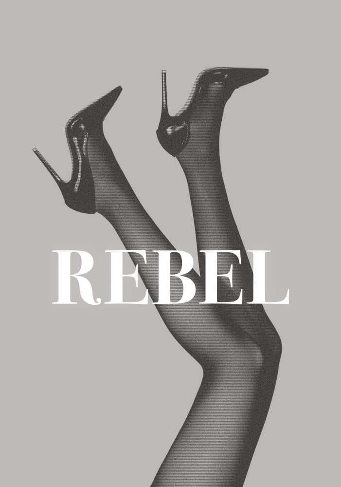Rebel High Heels by Pictufy Studio III — canvas wall art