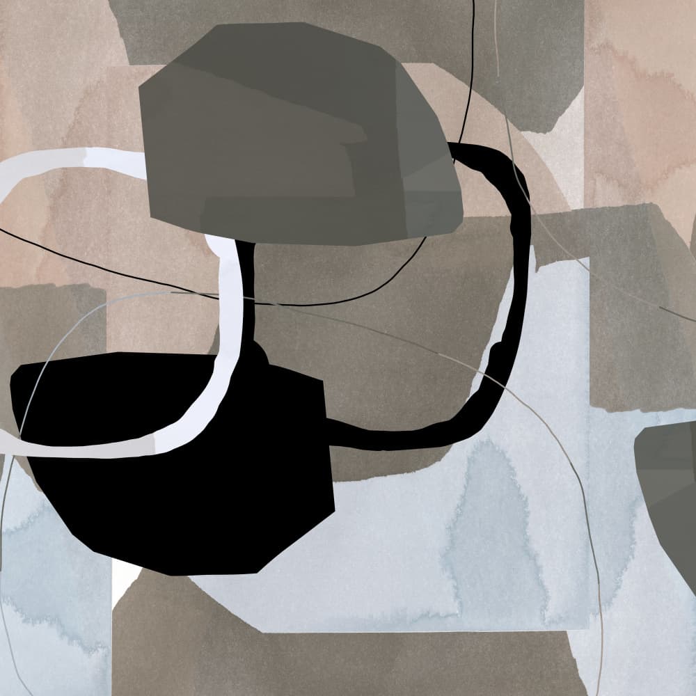 Modern Neutral Abstraction by cartissi — canvas wall art