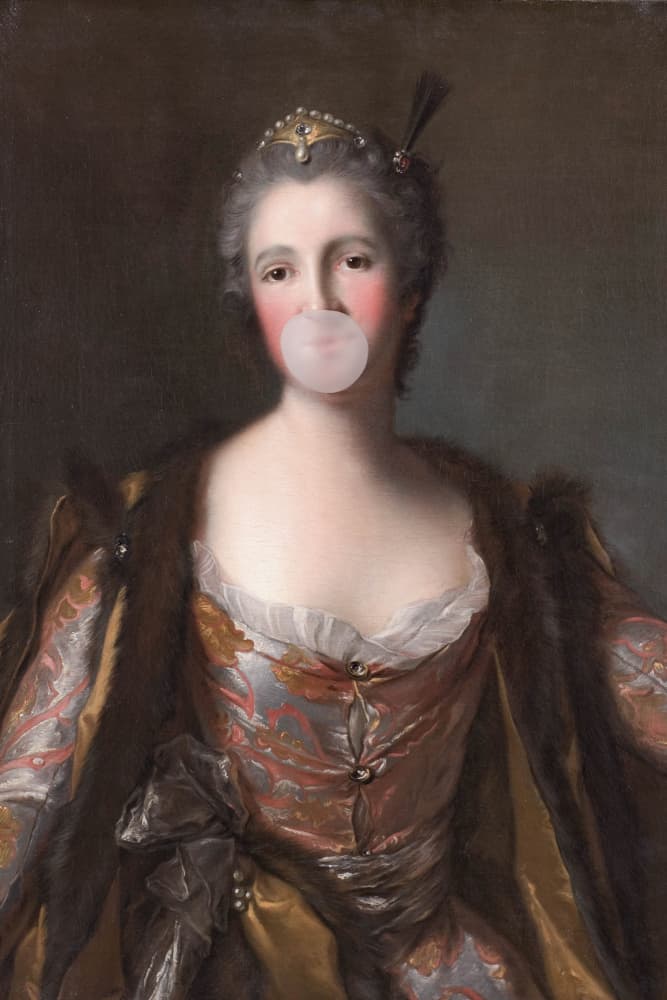 The Bubblegum Noblewoman by Talitha McQueen — canvas wall art