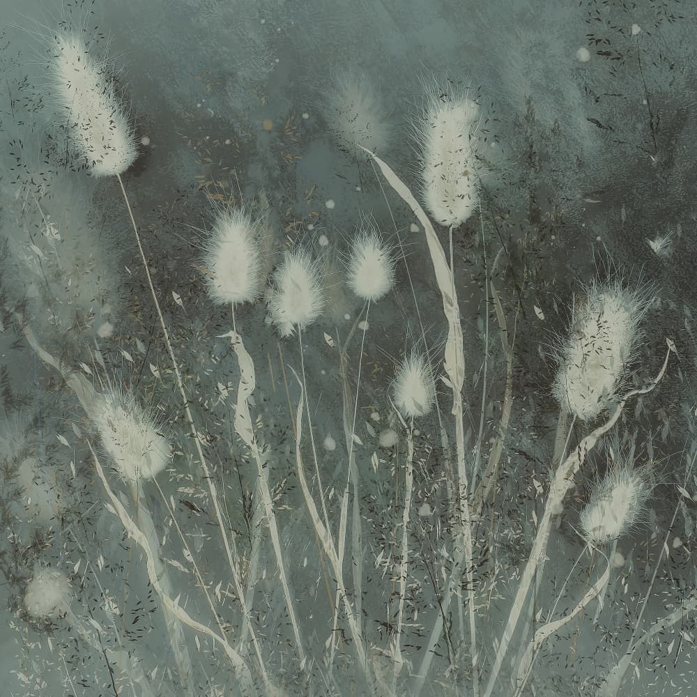 Small grasses by Nel Talen — canvas wall art