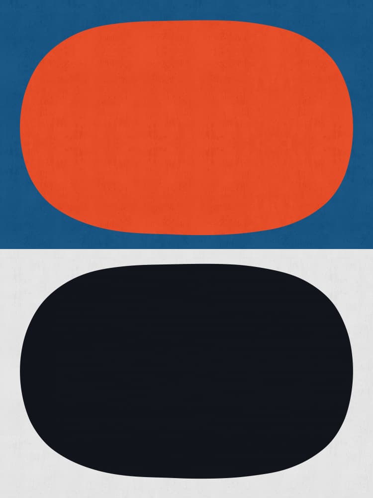 Geometric Color Block by Vitor Costa — canvas wall art