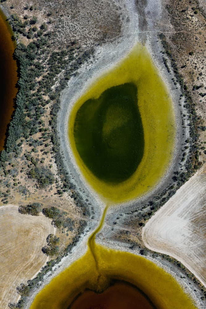 Vibrant Aerial Landscape by James Zhen Yu — canvas wall art