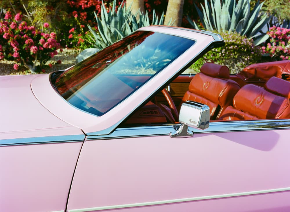 Pink Classic Convertible by Bethany Young — canvas wall art