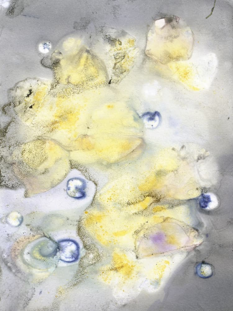 Ethereal Gold Bubbles by kathrinmay — canvas wall art