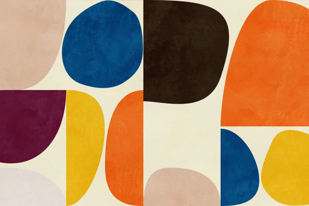 Vivid Bauhaus by Ana Rut Bre — canvas wall art