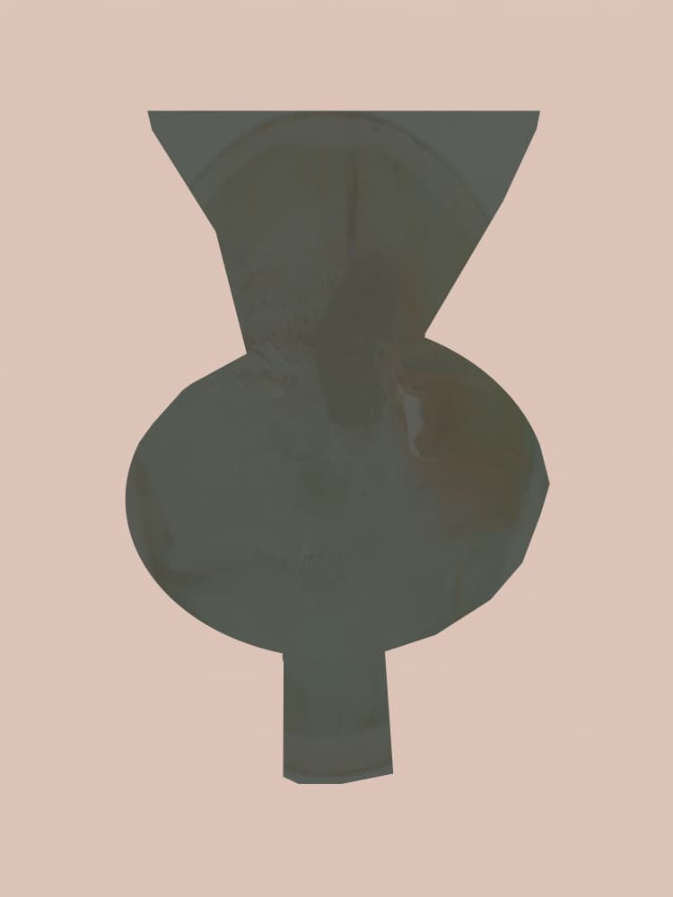 Elegant Abstract Vessel by cartissi — canvas wall art