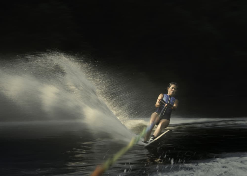 Dynamic Water Skiing by Cicy Chen — canvas wall art