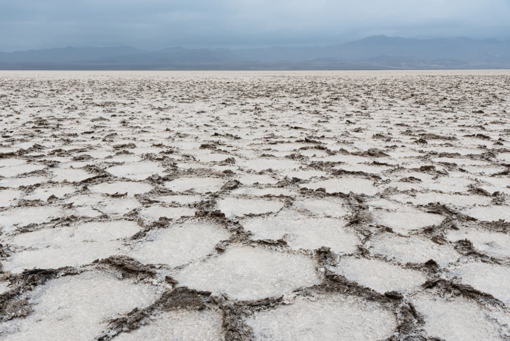 Cracked Salt Flats by Photolovers — canvas wall art