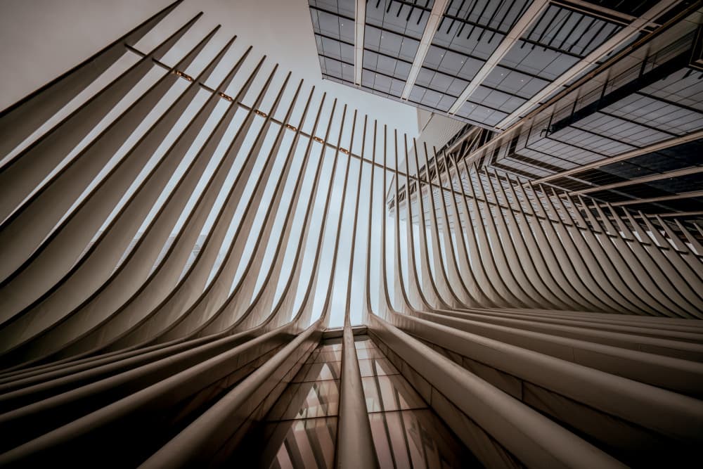 Modern Architectural Curves by Noa Nick — canvas wall art