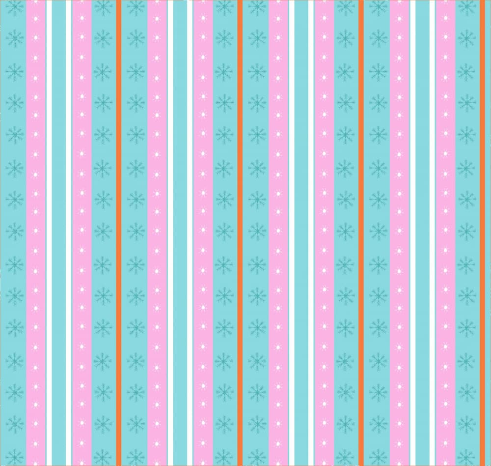 Pastel Snowflake Pattern by Aliya Putrus — canvas wall art