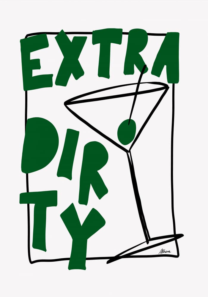 Extra Dirty by Athene Fritsch — canvas wall art