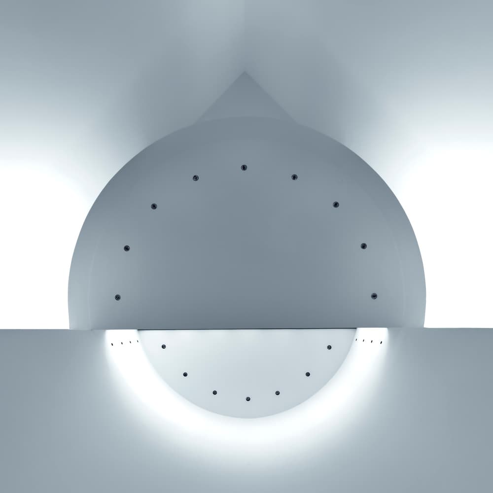 Soft Geometric Glow by Gerard Jonkman — canvas wall art