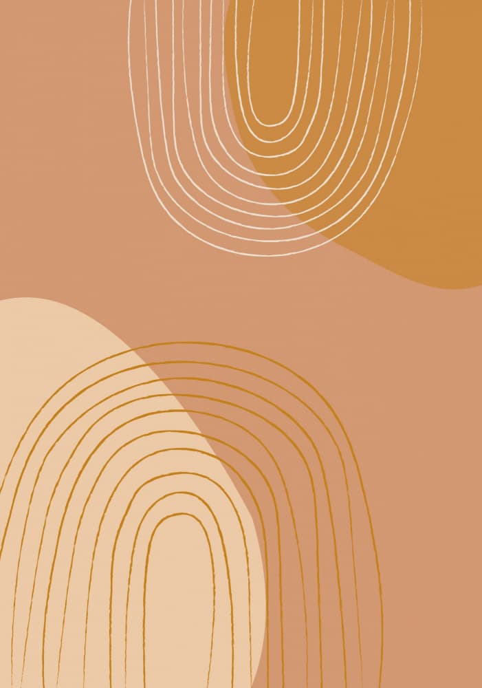 Earthy Boho Arches by Natasha Playell — canvas wall art