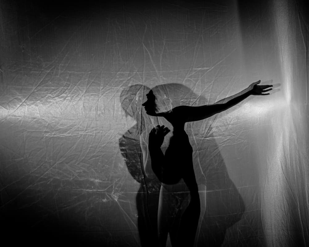 Ethereal Dance Silhouette by Gila Koller — canvas wall art